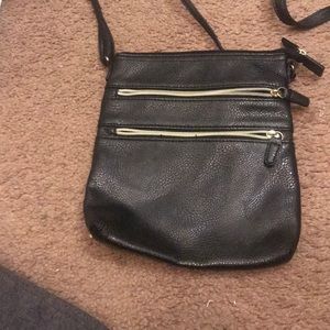 Black cross body purse